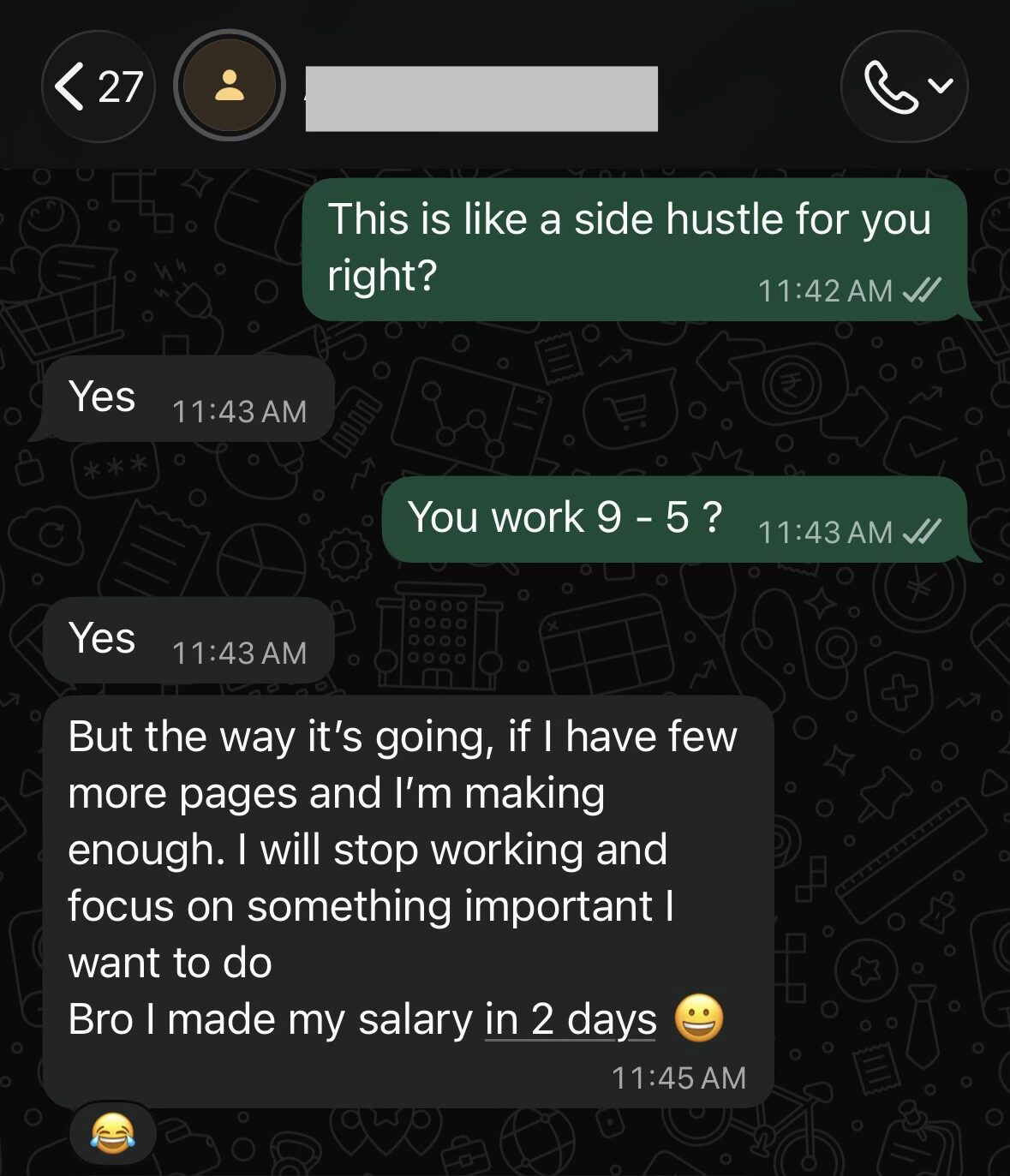 Student earning proof 8